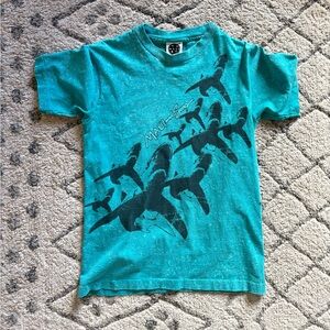 Vintage 80s Maui and Sons shark tshirt
